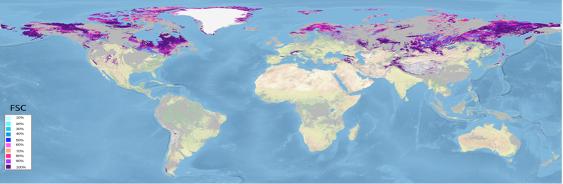 Current World Snow Cover About The Snow Cci Project