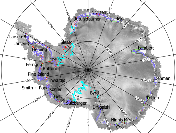 GLL retreat of the Getz Ice Shelf