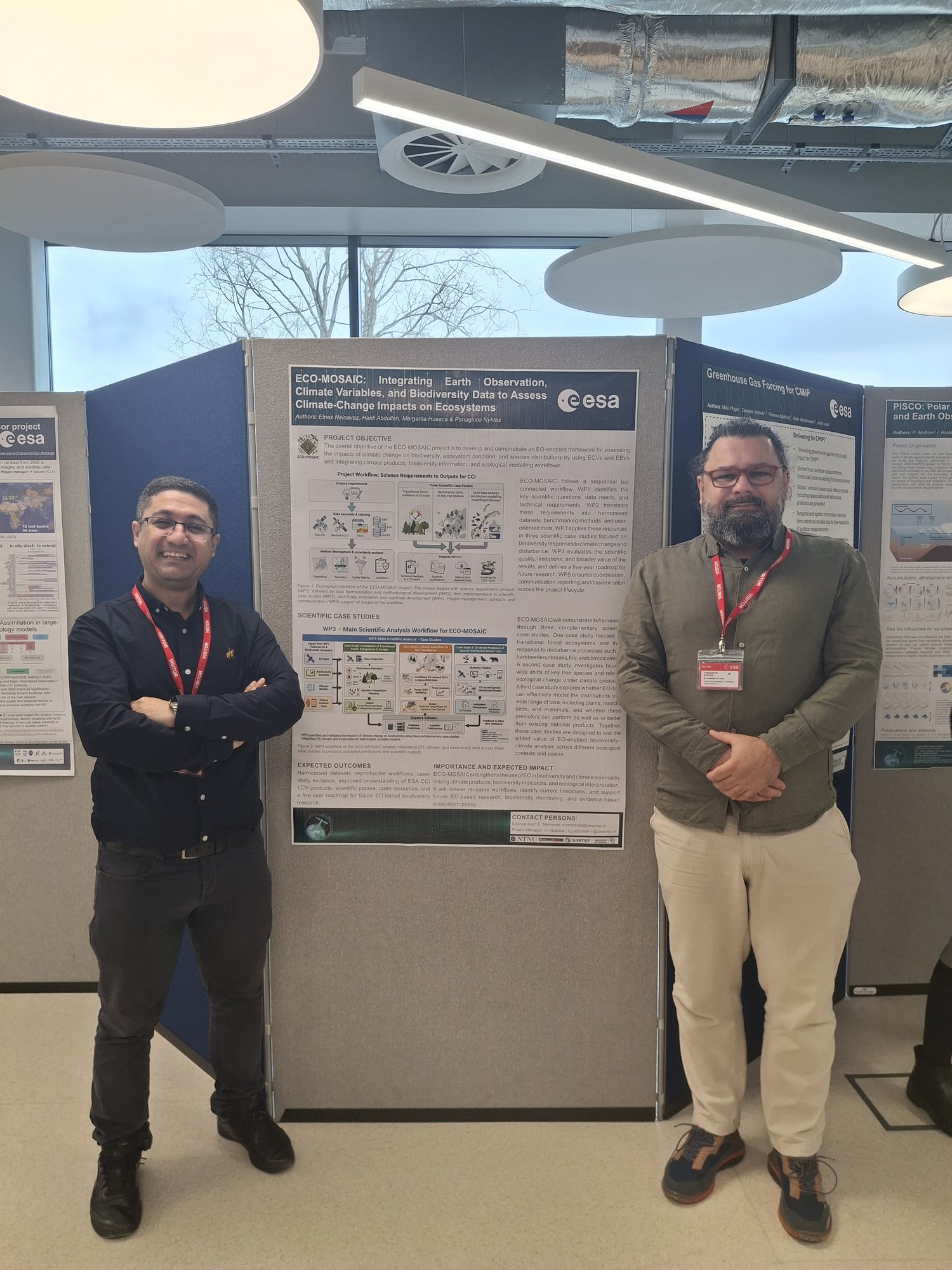 The ECO-MOSAIC team was represented by Dr Haidi Abdullah and Dr Panagiotis Nyktas, who actively contributed to the discussions and knowledge exchange